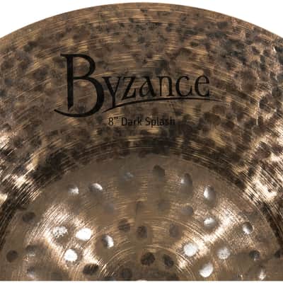 Meinl Byzance Dark Splash 8" B8DAS, Dark Finish - Splash Cymbal image 2