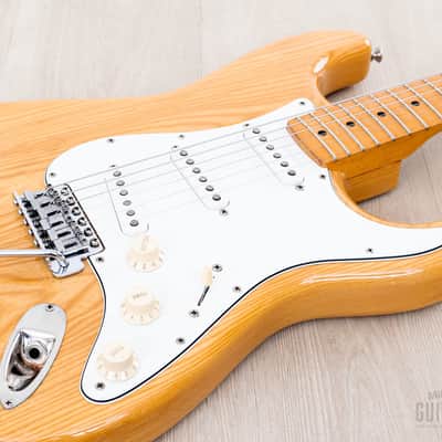 1993 Fender Stratocaster ‘72 Vintage Reissue ST72-58 Natural Ash, Japan MIJ image 6
