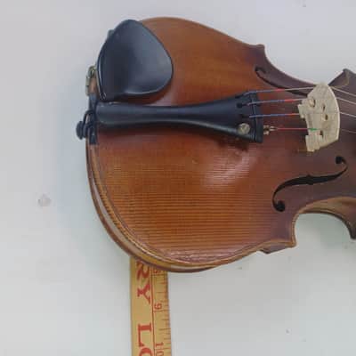 Johann Baptist Schweitzer Violin 4/4 Hieronymi Amati Pestini 1813 Vintage +Case image 14