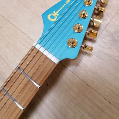 Charvel Angel Vivaldi Signature DK24-6 NOVA 2021 - Present - Lucerne Aqua Firemist image 5