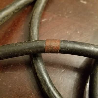 Belden Original Vintage Bell & Howell Projector Round Twist-Lock Bakelite Electric Power Cord Cable 1940s - 1950s - Black image 3