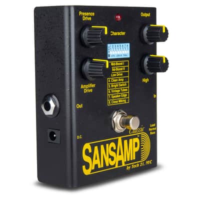 New Tech 21 SA1 SansAmp Classic Tube Amp Emulator Guitar Effects Pedal image 3