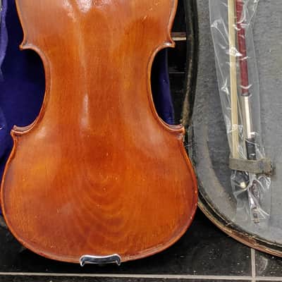 A.S. Hill (Seattle) Violin No. 82 — 1924 — Amber-Red — with German Workshop Bow & Case image 5