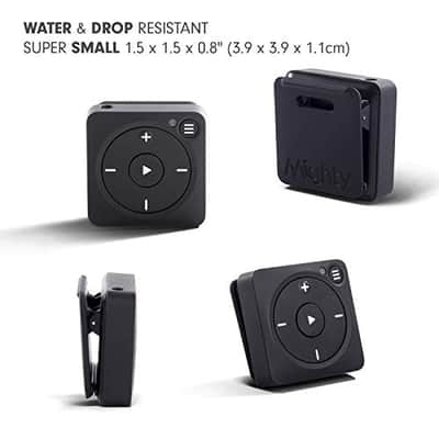 Mighty Vibe Spotify and Amazon Music Player - Bluetooth & Wired Headphones - 1,000+ Song Storage - No Phone Needed Digital Audio Player - Black image 3