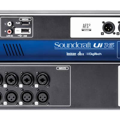 Soundcraft Ui16 Digital Recording Mixer w/Wifi+App Ctrl+Stand+2) Warm Audio Mics image 18