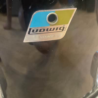 Ludwig 70s Vistalite Toms - 12” Rack, 13” Rack, 16” Floor 1970s - Black image 6