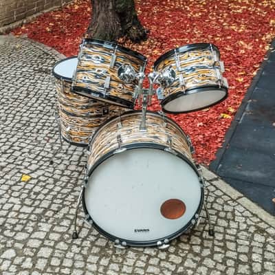 Restored Sonor Champion Vintage Drum Set 70s Pre Phonic - Vaneer image 3