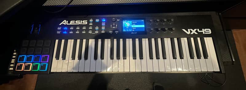 Alesis VX49 49-Key MIDI Controller Keyboard 2010s - Black image 1