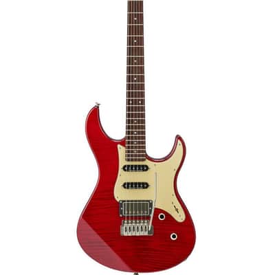 Yamaha Pacifica 6-String, Right-Handed Electric Guitar with Solid Alder Body, Flamed Maple Top, Maple Neck, Rosewood Fingerboard, and Gloss Finish (Fired Red) image 5