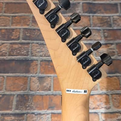 Jackson JS Series JS32Q DKA Dinky Archtop Amaranth Fretboard Transparent Blue image 17
