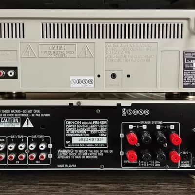 Denon PMA-480R / DRM-740 / DCD-615 / TU-580RD Rare Vintage Cassette Deck  Set image 14