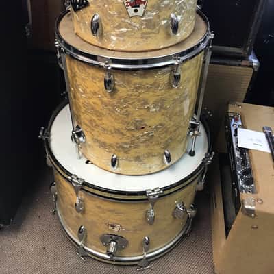 Teisco Del Rey Drums 1960's Pearl image 1