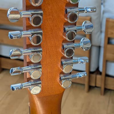 Art & Lutherie 12-String Cedar Antique Burst Acoustic Guitar image 8