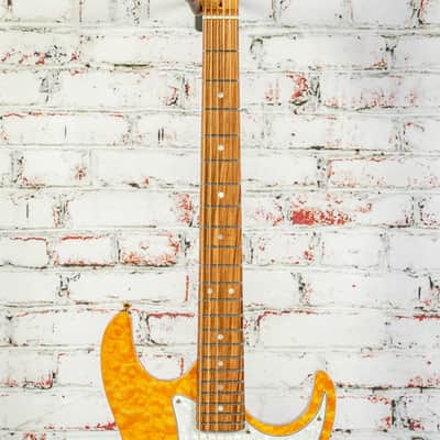 Tagima - Stella DW - Double-Cut HSS Electric Guitar - Amber Top - x0081 - USED image 3