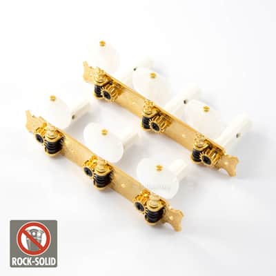 NEW Gotoh 35G620-1W Classical Guitar Tuning Machine Heads Set with Screws - GOLD image 2
