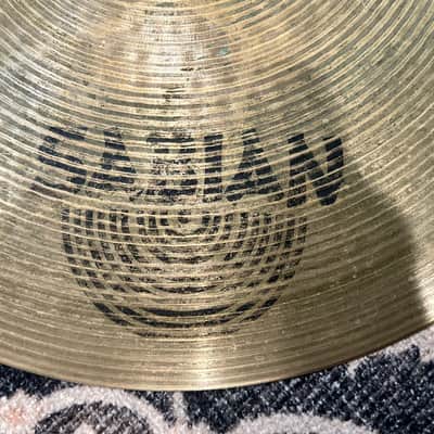 Vintage SABIAN 14" AA Regular Hi-Hat Cymbals PAIR 1985-2001 - Natural Patina image 7