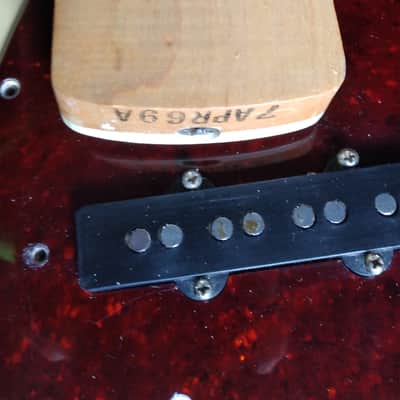 Fender jazz bass matching-head 1969 - Olympic white image 5