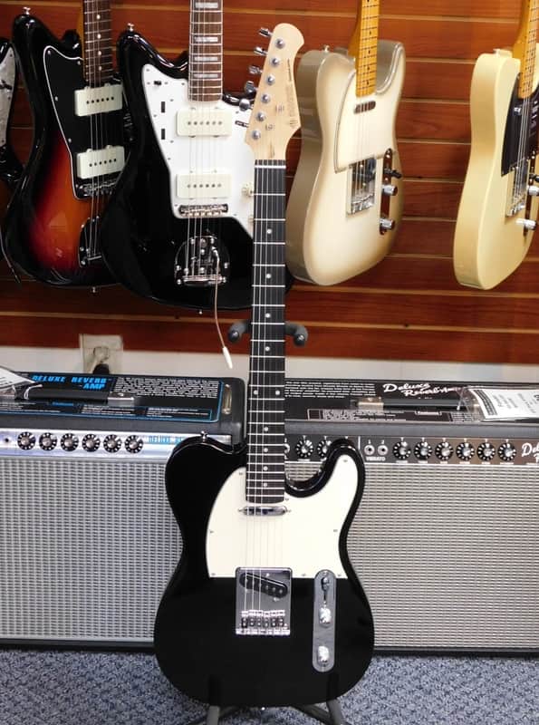 Donner Standard Series Single Cut Electric Guitar! Gloss Black! VERY NICE!!! image 1