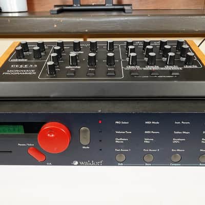 Waldorf Microwave RackWavetable Synth 1989 W/Programmer image 1