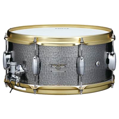 Tama Star Reserve Hand Hammered Aluminum 14x6.5 Snare Drum image 1