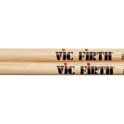 Vic Firth 7A American Classic Drum Sticks - 3 Pairs with Austin Bazaar Polishing Cloth image 2