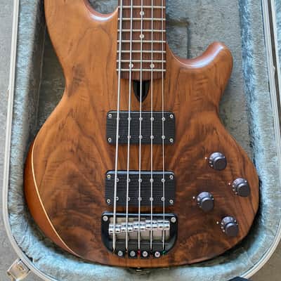 Wal MK2 2021 Flame Walnut 5 string bass guitar image 13