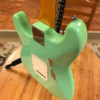 1986 Fender American Vintage '62 Stratocaster Surf Green AVRI image 15