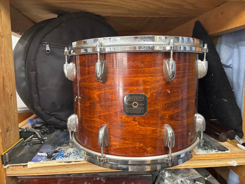 Gretsch 1980’s 14” Drum Walnut image 1