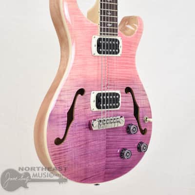 PRS SE Ed Sheeran Flat Back Hollowbody I Baritone Piezo Pink Hombre (s/n: 4276) image 1