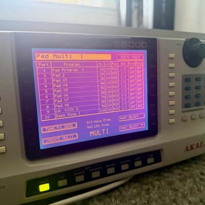 Akai S6000 MIDI Stereo Digital Sampler 1999 - White image 6