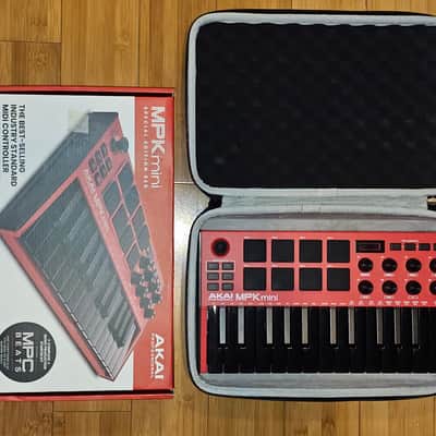 Professional MPK Mini MK3 Red – 25-Key MIDI Controller with MPC Pads & Software Bundle image 2