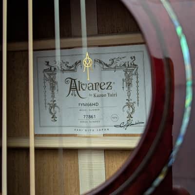 Alvarez Yairi FYM66HD Acoustic, w/case, setup review, & shipping image 3