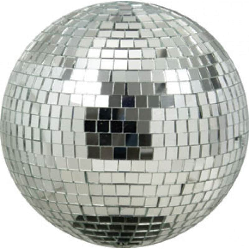 American DJ M-800 8" Glass Mirror Ball w/ Hook image 1