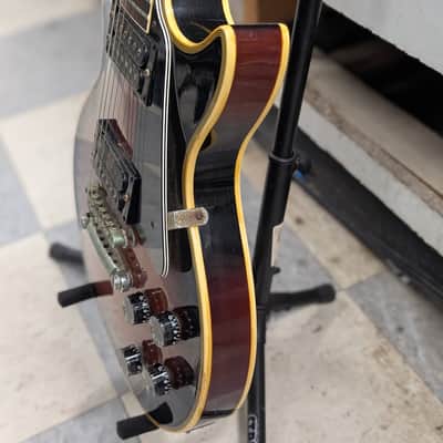 Cortez Les Paul Style Electric Guitar - Vintage Sunburst, Lawsuit Era Copy, Block Inlays image 5