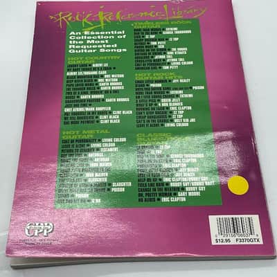 Rock Reference Library Hot Rock Guitar Hits Tab Book image 2