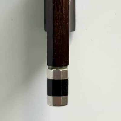 M. Bergmann German Violin 4/4 Bow - Freshly Rehaired - Black image 3