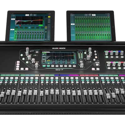 Allen & Heath AH-SQ-7 48-Channel and 36-Bus Digital Mixer with 32+1 Motorized Faders image 6