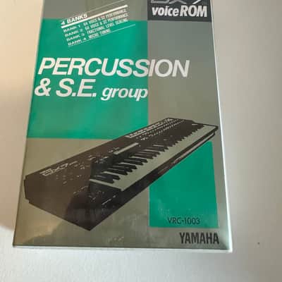Yamaha DX7 II Voice ROM VRC-1003 – Percussion & S.E. Group – Complete w/ Box & Manual image 2