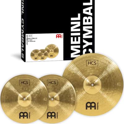 Meinl HCS Basic Cymbal Pack w/ 14" Hi-Hats & 18" Crash Ride Cymbal image 1