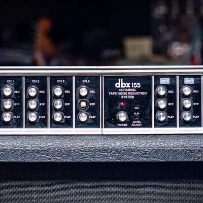 dbx 155 Noise Reduction Pair in Rack unit 1980s - Black image 2