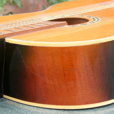 Yamaha Nippon Gakki Dynamic ALL Solid Guitar No.40A Red Label  1963 Natural+Original Hard Case image 15