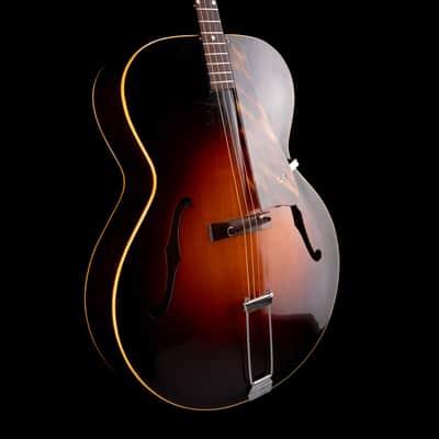 Vintage 1939 Gibson TG-50 Tenor Guitar Sunburst With Case image 7