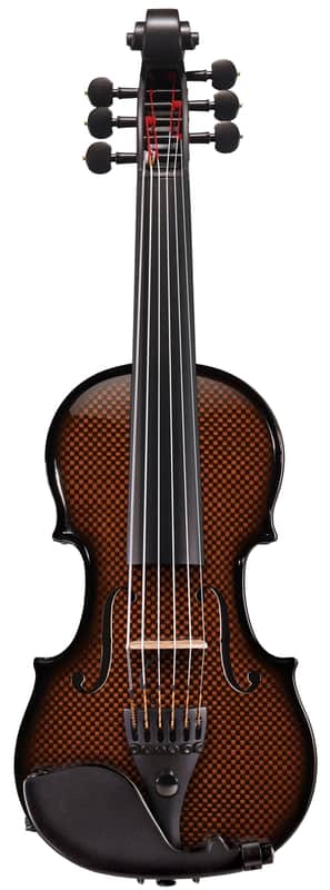 Glasser Carbon Composite Acoustic Electric 6-String Violin (4/4 Size) 2020s AE Orange image 1