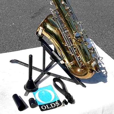 Vintage F. E. OLDS Parisian Ambassador Alto Sax w Neck, Mouthpiece + Case - Good Pads - France - VGC image 5