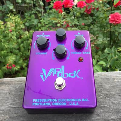 Prescription Electronics Yardbox 2003 •  Fuzz Face / Tone Bender clone • Rare Purple finish • MINT image 1