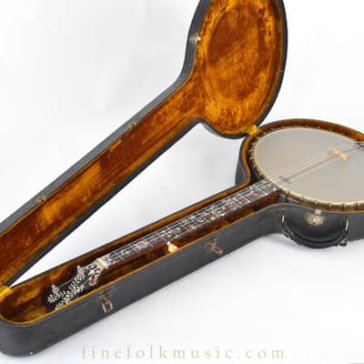 1900s UNKNOWN PRESENTATION 5-STRING BANJO image 25