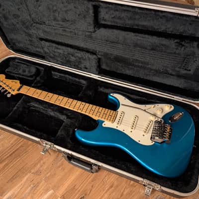 Fender Contemporary Stratocaster Electric Guitar SSS Japan Mid 1980s Lake Placid Blue W/HSC image 1
