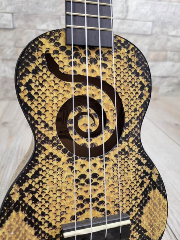 Mahalo #MA1PY - Art II Series, Soprano Ukulele, Python image 1