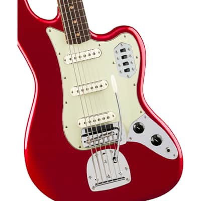 Fender Vintera III Early '60s Bass VI - Rosewood Fingerboard, Candy Apple Red image 2