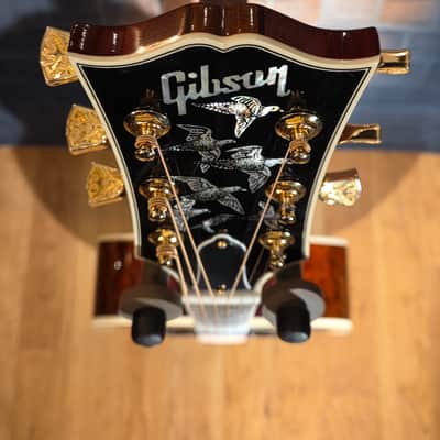 Gibson 2024 Custom Shop STUNNER PSL Doves In Flight Quilt Wildfire Burst 1 of 5 w/ OHSC, CoA & Build Sheet image 9
